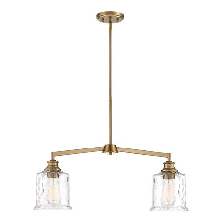 Designers Fountain Drake 2 Light Island Pendant 96338-BG